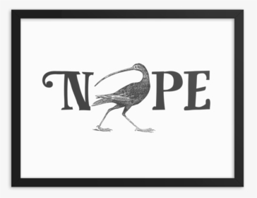 Nope Framed"  Srcset="data - Marabou Stork, HD Png Download, Free Download